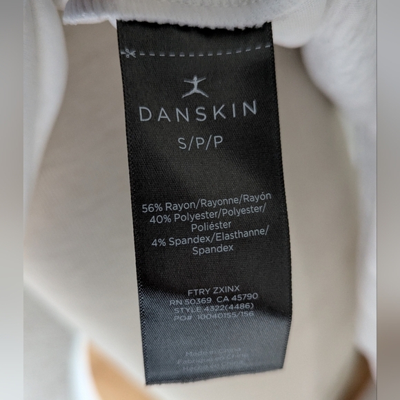 Danskin Cozy Striped Long Sleeve Top - Picture 8 of 11